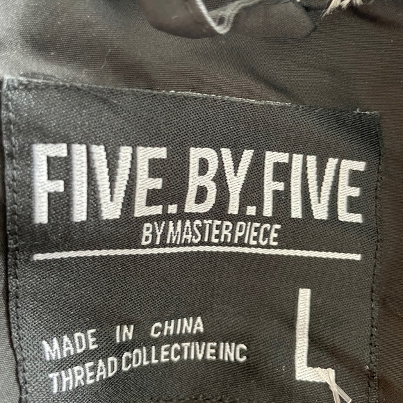 Camouflage Striped Hooded Raincoat - Picture 3 of 6